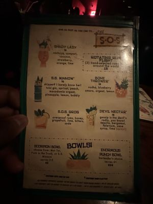 Menu photo 6 The SOS Tiki Bar Decatur, GA