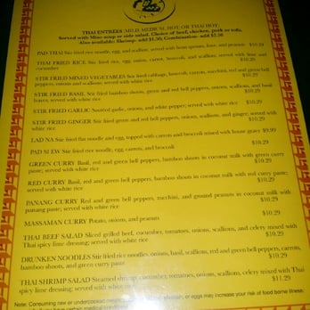Thai Delight - menu - Thai Near Me - Mesilla, New Mexico