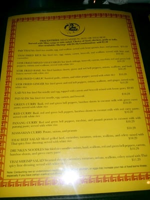 Menu photo 8 Thai Delight Mesilla, NM