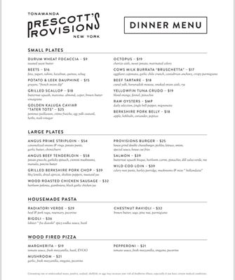 Menu photo 7 Prescott's Provisions Tonawanda, NY Menu photo 7 Prescott's Provisions Tonawanda, NY