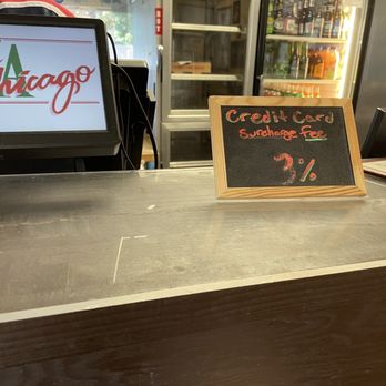 Pizz'A Chicago - Surprise! Credit card fee - Pizza Near Me - Santa Clara, California Pizz'A Chicago - Surprise! Credit card fee - Pizza Near Me - Santa Clara, California