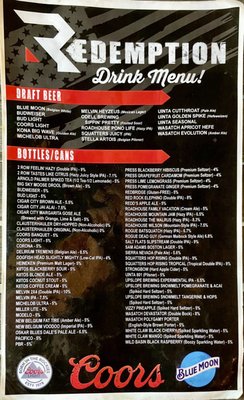 Menu photo 6 Redemption Bar And Grill Herriman, UT Menu photo 6 Redemption Bar And Grill Herriman, UT
