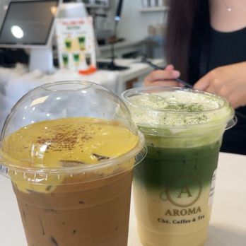 Aroma - Egg coffee and matcha - Desserts Near Me - San Jose, California Aroma - Egg coffee and matcha - Desserts Near Me - San Jose, California
