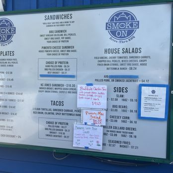 Smoke On BBQ - Menu - Food Trucks Near Me - Brevard, North Carolina Smoke On BBQ - Menu - Food Trucks Near Me - Brevard, North Carolina