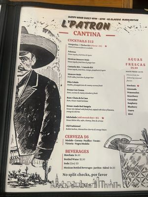 Menu photo 1 L' Patron Tacos Chicago, IL Menu photo 1 L' Patron Tacos Chicago, IL