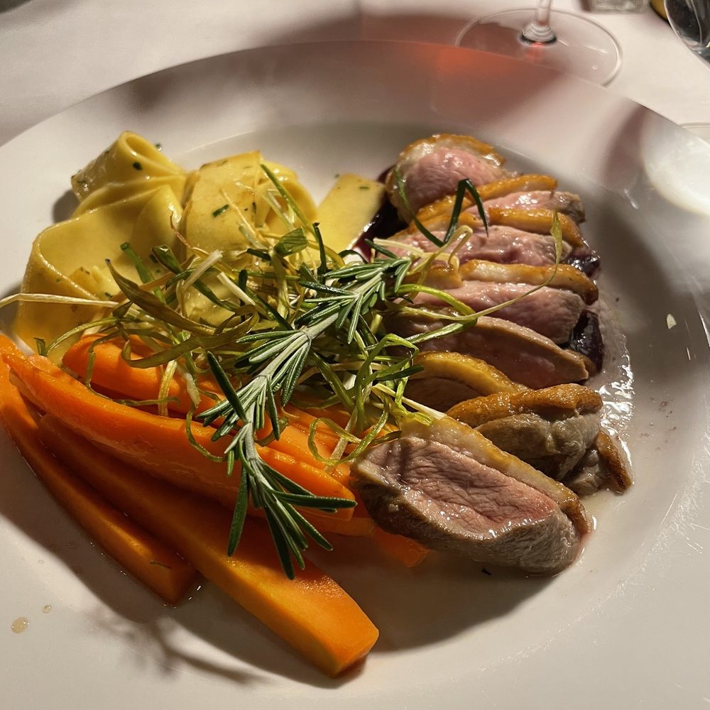 Marco's Kitchen - Pan-Seared Mascovi Duck Breast - French Near Me - La Grange, Illinois Marco's Kitchen - Pan-Seared Mascovi Duck Breast - French Near Me - La Grange, Illinois