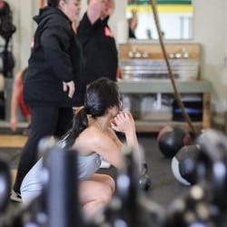 Interurban Athletics - Judy and Jeremy Ano Air Squats