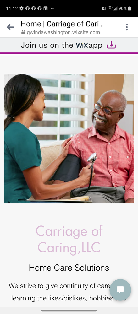 Carriage of Caring - home care agency in Milwaukee, WI