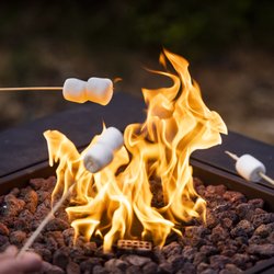 Buck Creek BnB - Campfires ready for the perfect Fall setting.