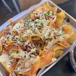 Chicken nachos Chicken nachos