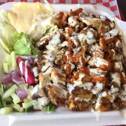 Yum shawarma - The chicken shawarma plate was our favourite.  Will be ordering this again