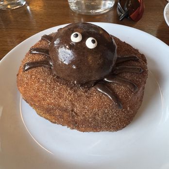 Stowaway Kitchen - Spooky Donut - Chocolate and Black Sesame - Breakfast & Brunch Near Me - Denver, Colorado