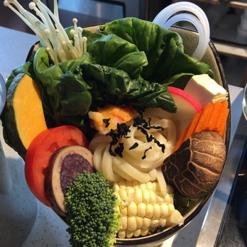 IShabu Shabu - Then you add veggies in the order they cook. See how they are arranged? Corn first... - Hot Pot Near Me - Redondo Beach, California IShabu Shabu - Then you add veggies in the order they cook. See how they are arranged? Corn first... - Hot Pot Near Me - Redondo Beach, California