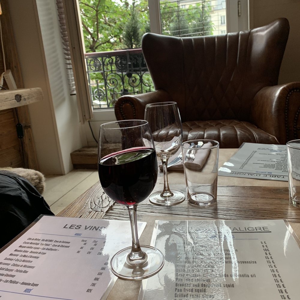 La Table d'Aligre - Upstairs seating and view. Very cute! - French Near Me - Paris, 75