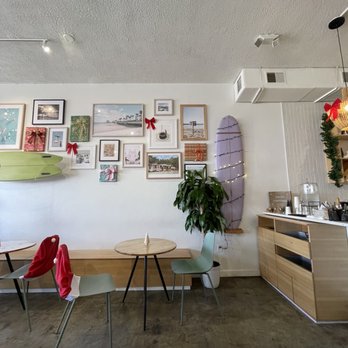 Grove Surf + Coffee - Cutest wall - Coffee & Tea Near Me - St. Pete Beach, Florida