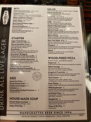 Menu photo 2 Red Rock Brewery Murray, UT Menu photo 2 Red Rock Brewery Murray, UT