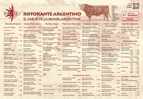 Menu photo 2 Baires Rome, RM