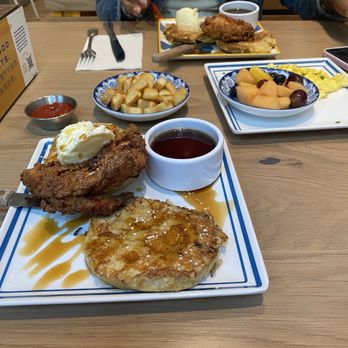 Biscuit Belly - Chick 'n Ditch the Waffle 2 Eggs Your Way Home Fries Seasonal Fresh Fruit - Breakfast & Brunch Near Me - Raleigh, North Carolina Biscuit Belly - Chick 'n Ditch the Waffle 2 Eggs Your Way Home Fries Seasonal Fresh Fruit - Breakfast & Brunch Near Me - Raleigh, North Carolina