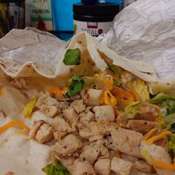 Wendy's - A dry Wendys Chicken wrap