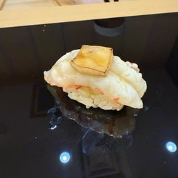 Foie Gras on shrimp! Foie Gras on shrimp!