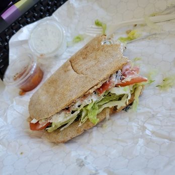 The Perfect Pita - Chicken Gyro with tzatziki sauce - Greek Near Me - Alexandria, Virginia The Perfect Pita - Chicken Gyro with tzatziki sauce - Greek Near Me - Alexandria, Virginia