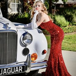 Royal Coach Limousine Company - The car was beautiful and really complimented their "Old Hollywood" theme!