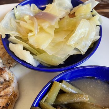 Aimee's Bluebird Cafe - Cabbage with bacon - Cafes Near Me - Cuero, Texas