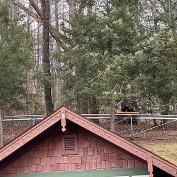 Georgia Mountain Coaster - Park coming to finish line - Amusement Parks Near Me - Helen, Georgia