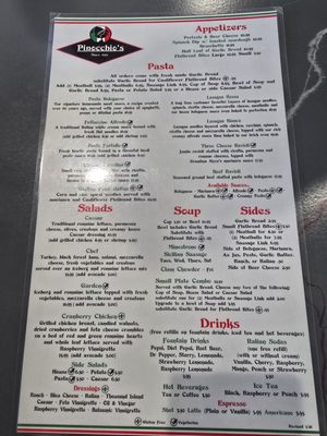 Menu photo 2 Pinocchio's Sonora, CA
