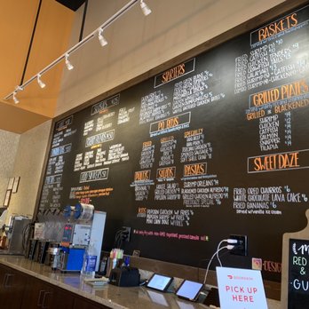 Frieddaze - The menu is super visually pleasing. - Seafood Near Me - Arlington, Texas