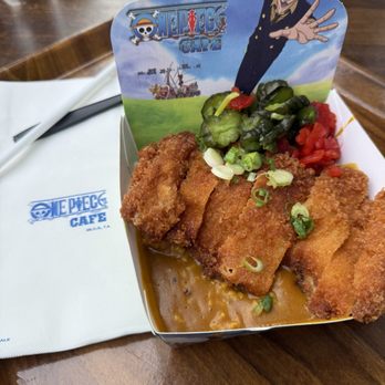 One Piece Cafe - Brook's Chicken Katsu Curry - Themed Cafes Near Me - Los Angeles, California