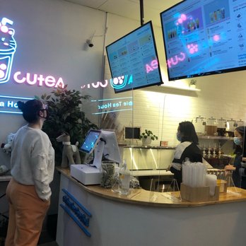 Boba CuCue - Order window with plexiglass and sanitizer for covid precautions - Bubble Tea Near Me - Gilbert, Arizona Boba CuCue - Order window with plexiglass and sanitizer for covid precautions - Bubble Tea Near Me - Gilbert, Arizona