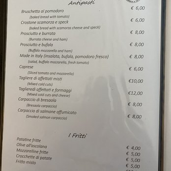 le mille e una notto - Menu - Pizza Near Me - Orvieto, TR