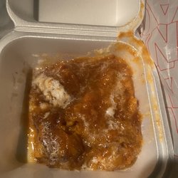 Farucci’s Bar & Grill - Very small side of candied yams