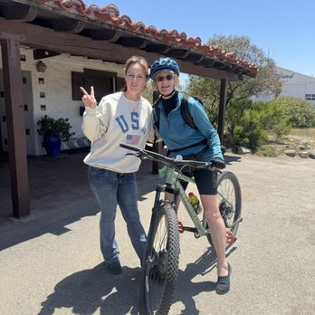 Bike Catalina - The infamous Yvonne, sending us on our way! - Bike Rentals Near Me
