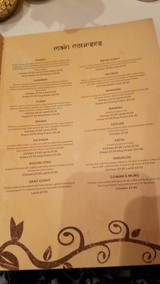 Menu photo 4 Paradise Hampstead London, XGL Menu photo 4 Paradise Hampstead London, XGL