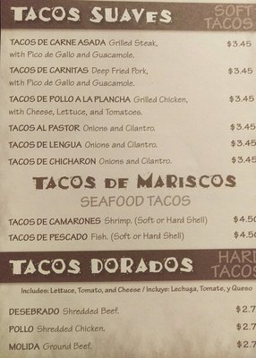 Menu photo 8 Max's Mexican Cuisine Azusa, CA