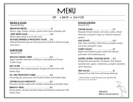 Menu photo 6 Provision Fairhope, AL