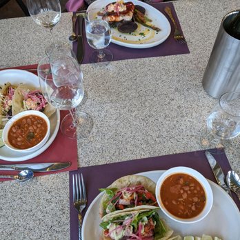 Terraza Garden Patio & Lounge - Clockwise from top: barbeque salmon, octopus tacos, & mushroom tacos - Music Venues Near Me - Tucson, Arizona Terraza Garden Patio & Lounge - Clockwise from top: barbeque salmon, octopus tacos, & mushroom tacos - Music Venues Near Me - Tucson, Arizona