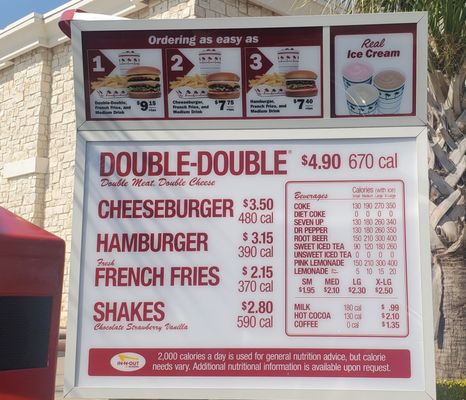 Menu photo 2 In-N-Out Burger Mansfield, TX Menu photo 2 In-N-Out Burger Mansfield, TX