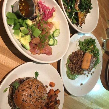 True Food Kitchen - Poke bowl, sea bass, salmon and grass fed burger - Vegetarian Near Me - Pasadena, California True Food Kitchen - Poke bowl, sea bass, salmon and grass fed burger - Vegetarian Near Me - Pasadena, California