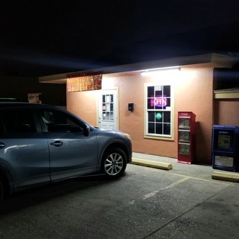 La Pesca - Entrance at night - Seafood Near Me - Edinburg, Texas