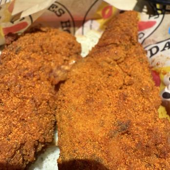 Dave's Hot Chicken - Light mild seasoning. Looks hot but just a touch of spice. - Chicken Shop Near Me - Wayne, New Jersey