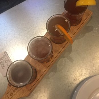 Mill Street Brew Pub - Beer flight. First one was lemon tea beer!? - Brewpubs Near Me - Toronto, Ontario Mill Street Brew Pub - Beer flight. First one was lemon tea beer!? - Brewpubs Near Me - Toronto, Ontario