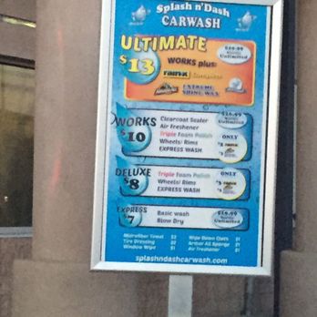 Splash N Dash Car Wash - Services & Prices. - Car Wash Near Me - Santa Maria, California Splash N Dash Car Wash - Services & Prices. - Car Wash Near Me - Santa Maria, California