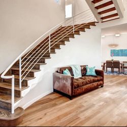 Angel Wood Floor - Hardwood staircase