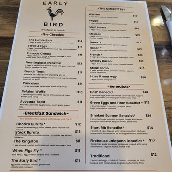 Early Bird Breakfast & Lunch - Breakfast & Brunch Near Me - Kingston, Massachusetts Early Bird Breakfast & Lunch - Breakfast & Brunch Near Me - Kingston, Massachusetts