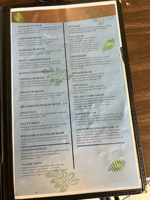 Menu photo 2 Village Grill Bakersfield, CA