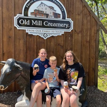 The Old Mill Creamery - Photo op area - Ice Cream & Frozen Yogurt Near Me - Mifflinburg, Pennsylvania
