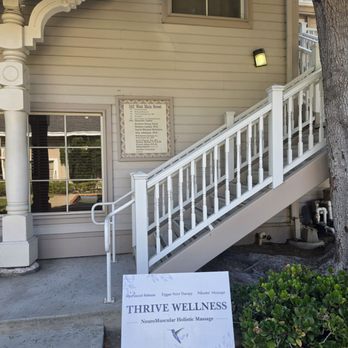 Thrive Wellness - View from the square by the large fountain - Massage Therapy Near Me - Tustin, California